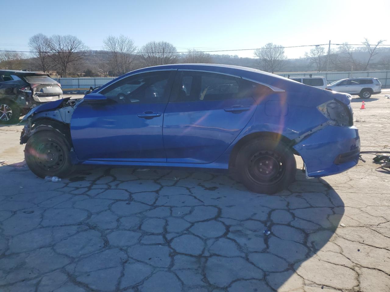 2017 Honda Civic VIN 19XFC2F50HE046981 Copart auction photo, all over damage thumbnail 2