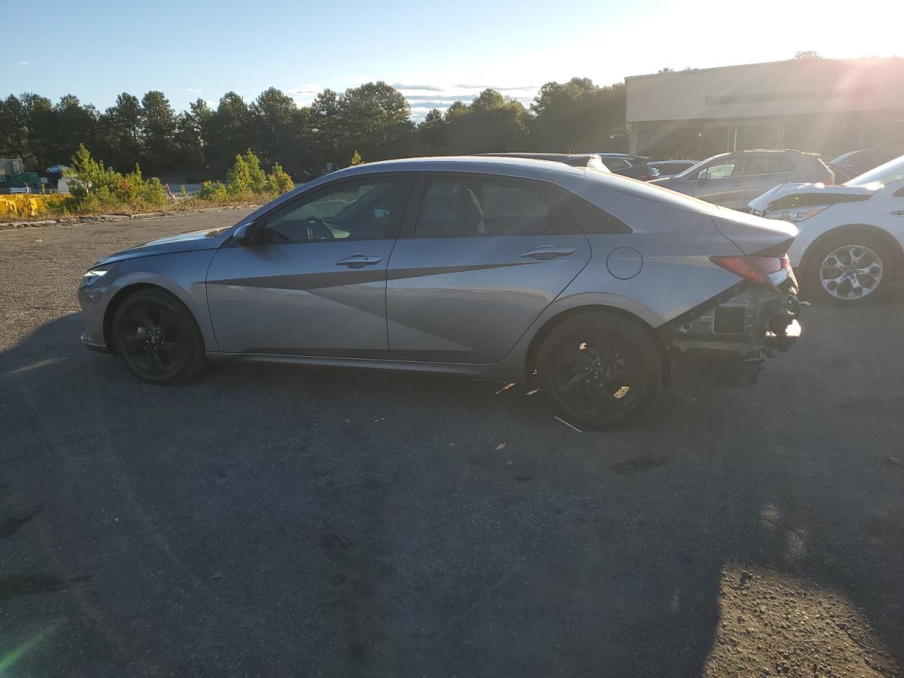 2023 Hyundai Elantra VIN KMHLM4AGXPU529250 Copart auction photo, rear end damage thumbnail 2
