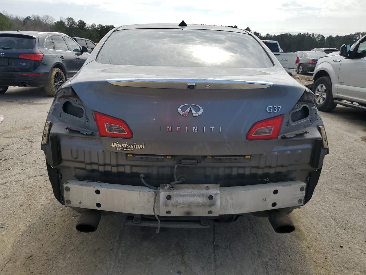 2013 Infiniti G VIN JN1CV6AP6DM303962 Copart auction photo, rear end damage thumbnail 6