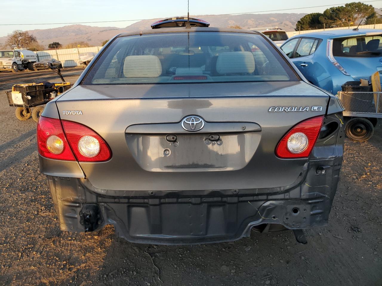 2005 Toyota Corolla VIN 1NXBR32E85Z448409 Copart auction photo, rear end damage thumbnail 6