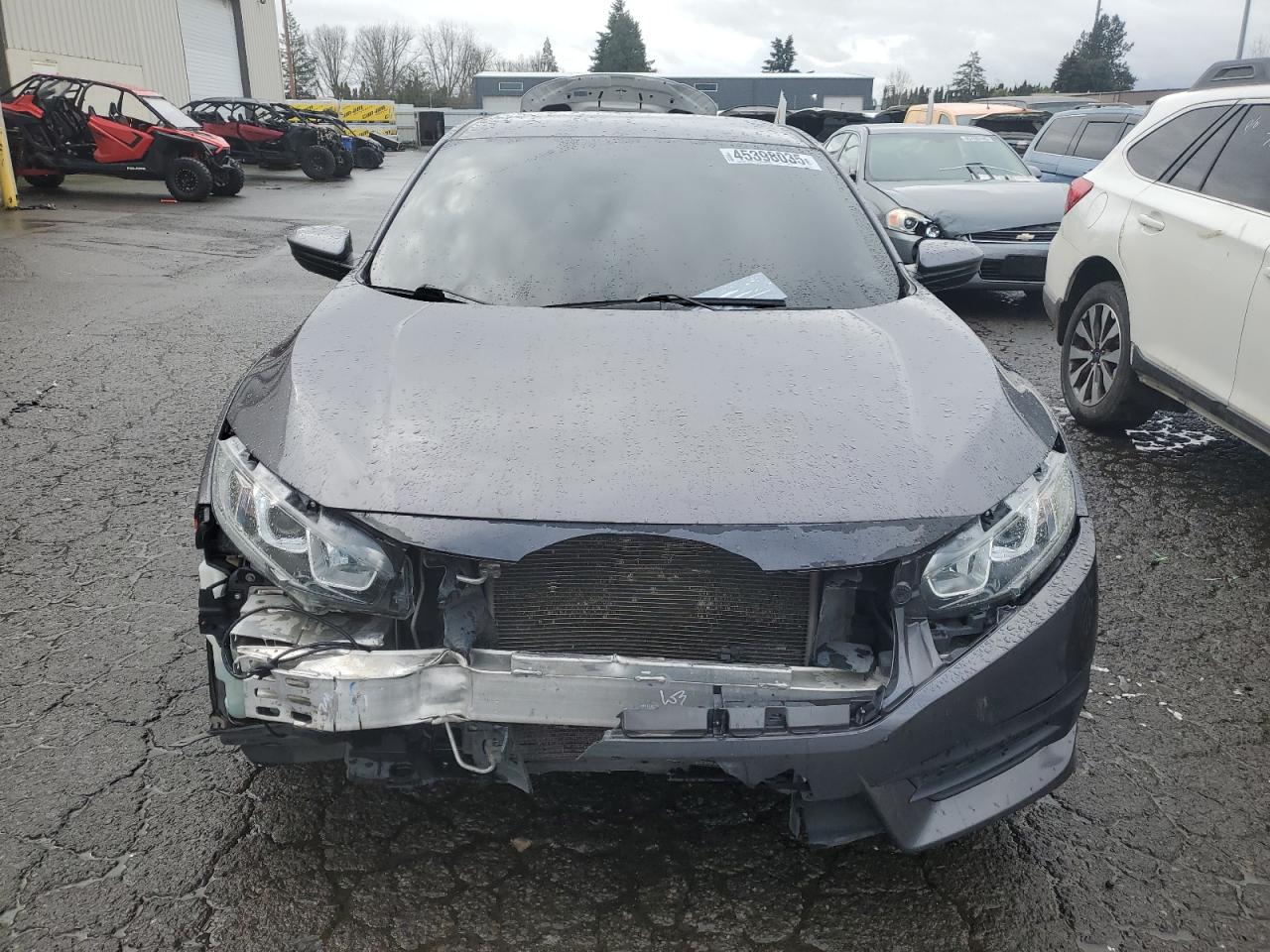 2016 Honda Civic VIN 2HGFC2F57GH536161 Copart auction photo, rear end damage thumbnail 5
