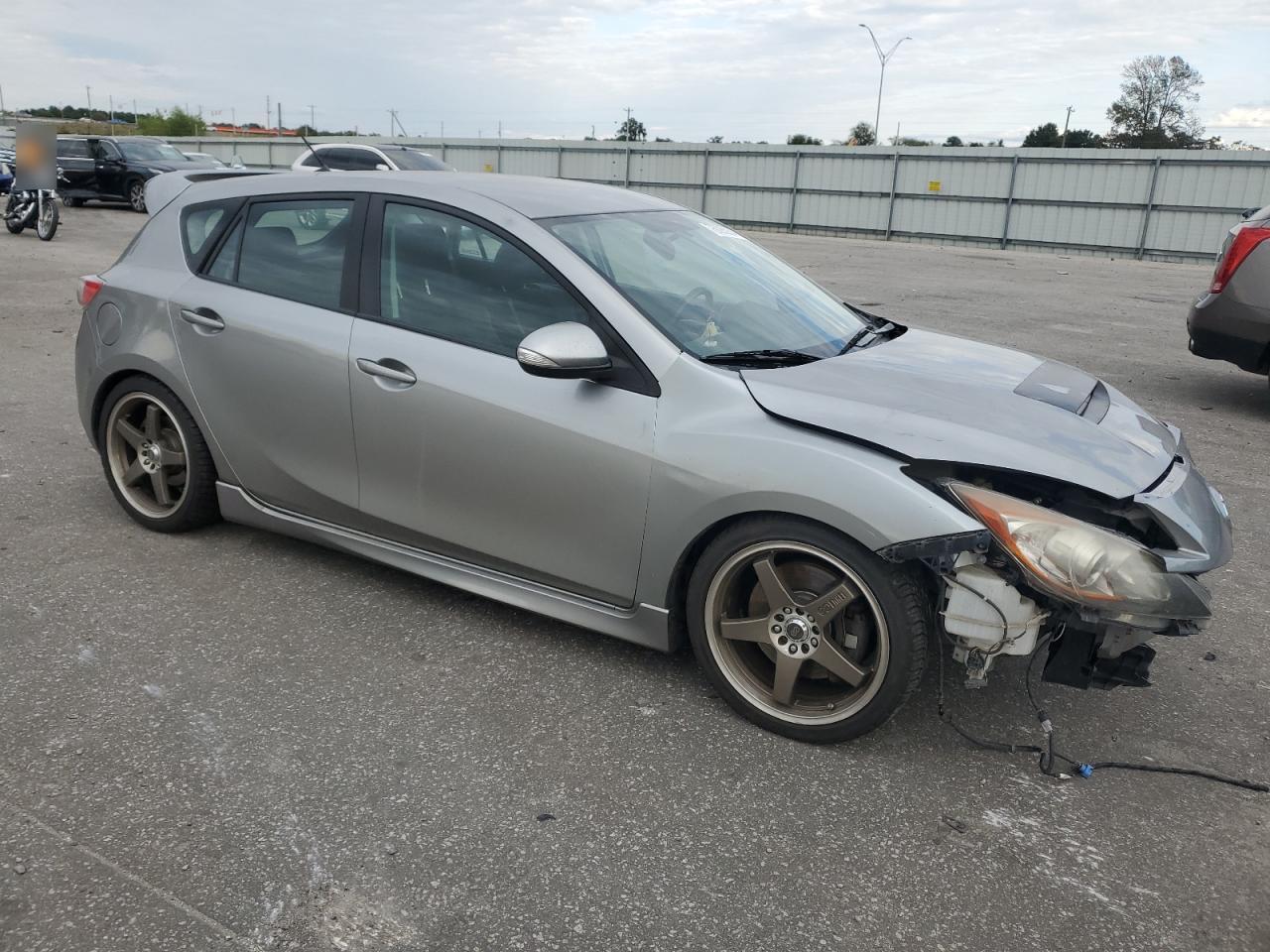 2012 Mazda 3 VIN JM1BL1L4XC1586984 Copart auction photo, front end damage thumbnail 4