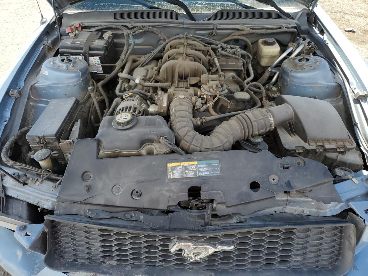 2008 Ford Mustang VIN 1ZVHT84N285140576 Copart auction photo, front end damage thumbnail 12