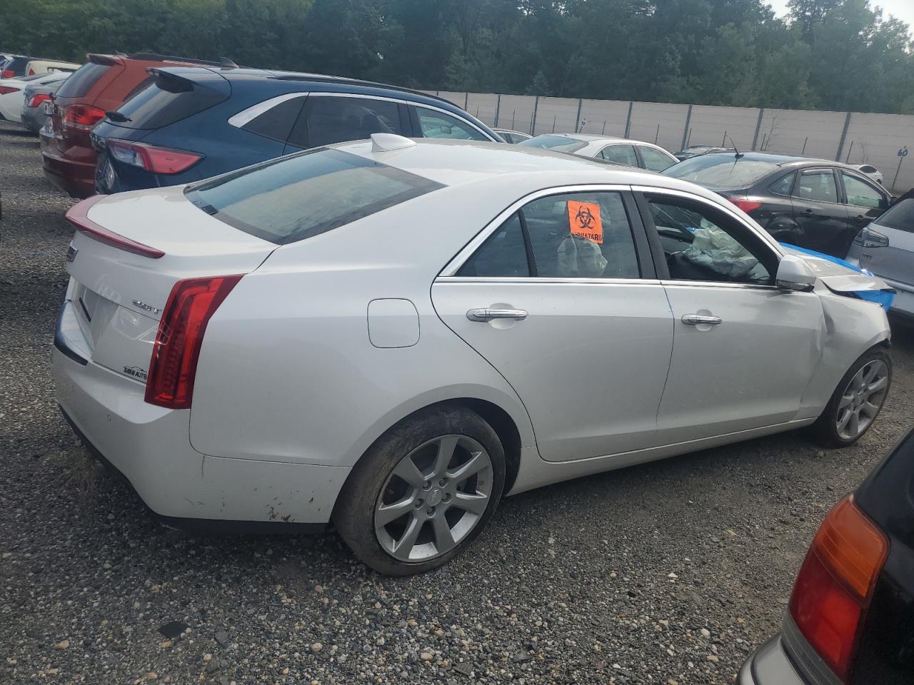 2016 Cadillac ATS VIN 1G6AH5RXXG0115065 Copart auction photo, biohazard/chemical / front end damage thumbnail 3