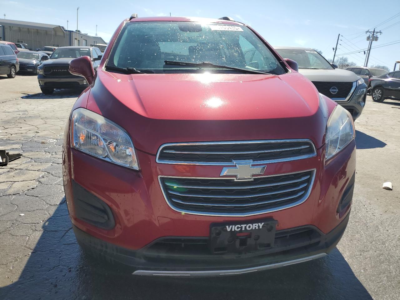2015 Chevrolet Trax VIN KL7CJLSB3FB163116 Copart auction photo, rear end / side damage thumbnail 5