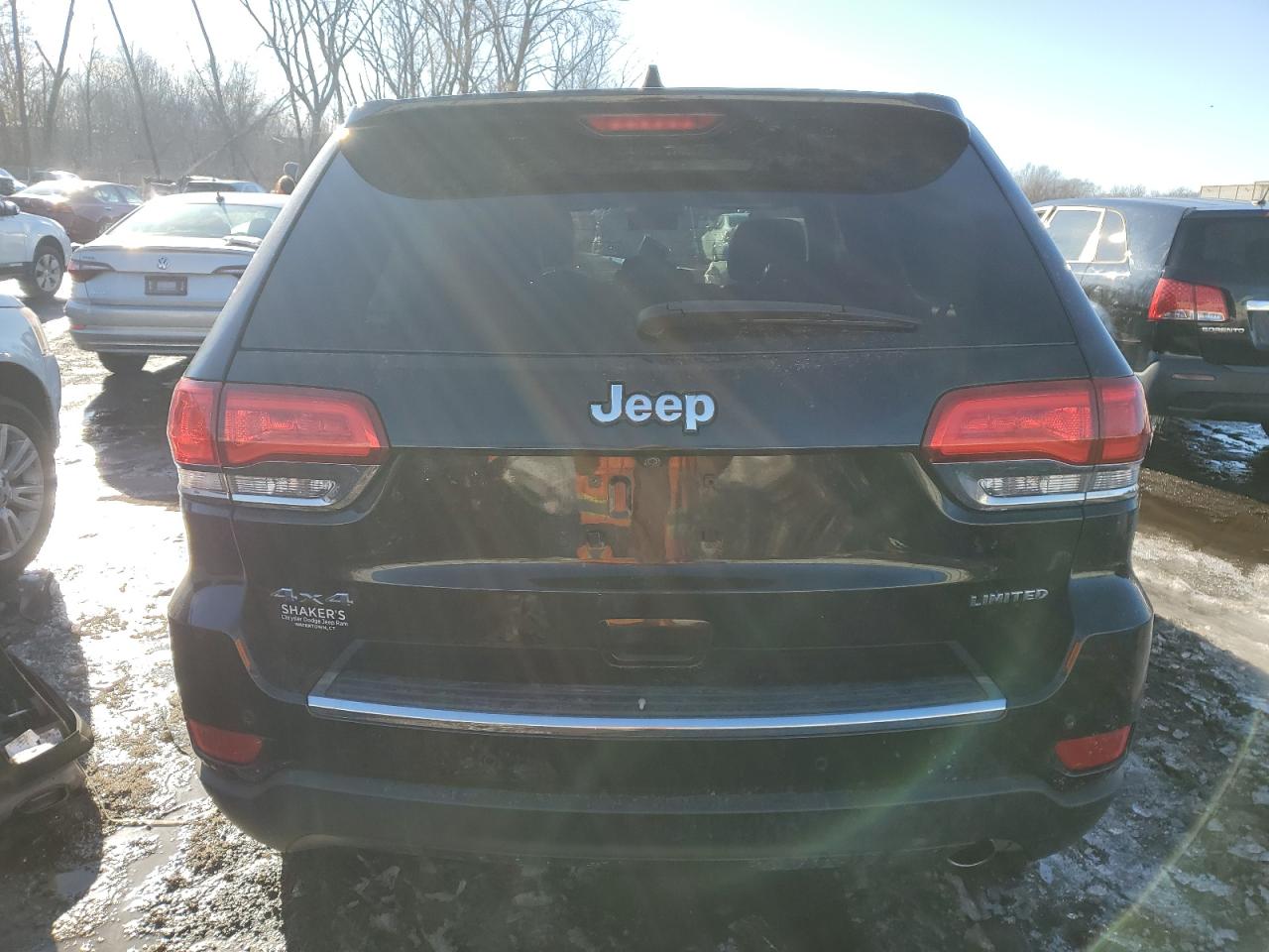 2019 Jeep Grand Cherokee VIN 1C4RJFBG9KC842077 Copart auction photo, front end / side damage thumbnail 6