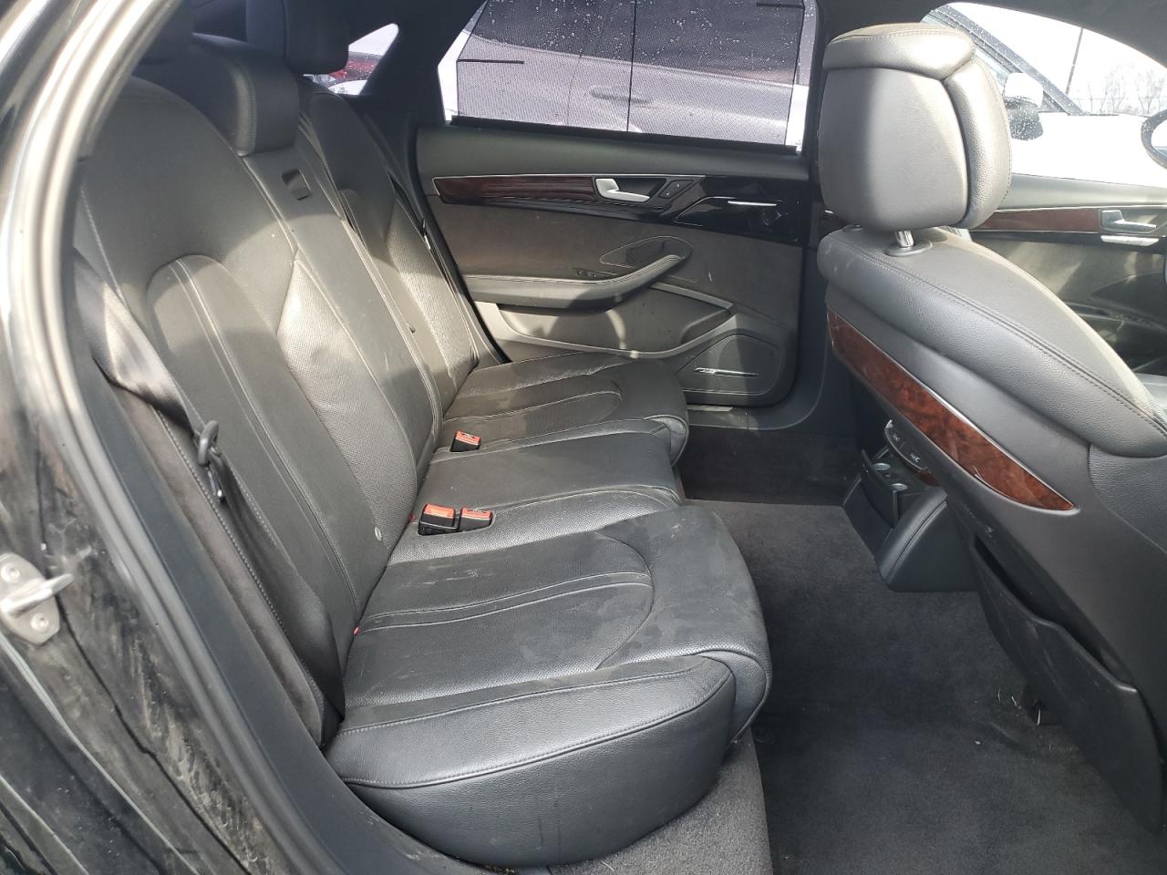 2013 Audi A8 VIN WAURGAFD8DN013572 Copart auction photo, front end / side damage thumbnail 10