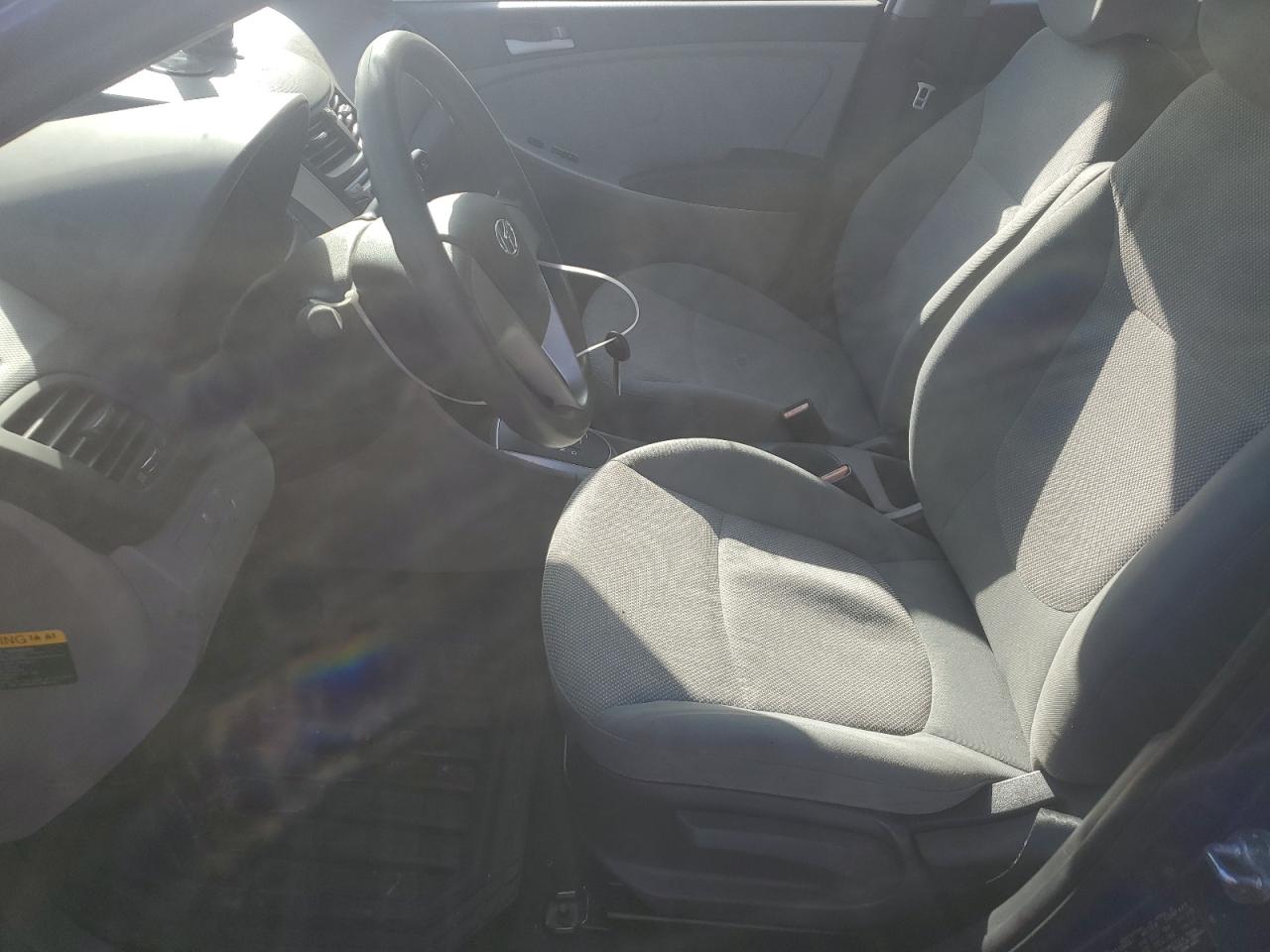 2014 Hyundai Accent VIN KMHCT4AE0EU678068 Copart auction photo, front end damage thumbnail 7