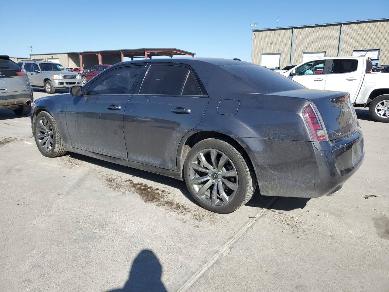 2014 Chrysler 300 VIN 2C3CCABG4EH250739 Copart auction photo, front end / side damage thumbnail 2
