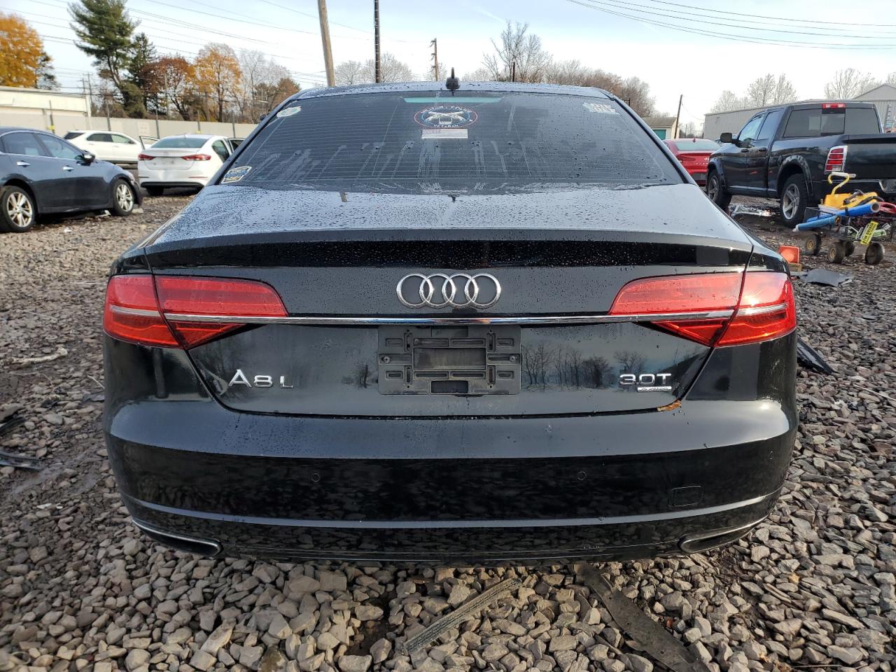 2018 Audi A8 VIN WAU44AFD3JN000839 Copart auction photo, front end / side damage thumbnail 6