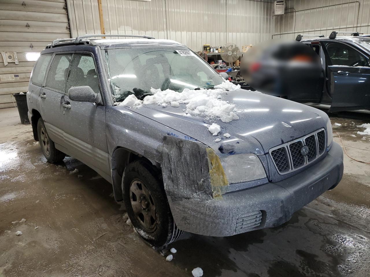 2001 Subaru Forester VIN JF1SF635X1H764772 Copart auction photo, front end / mechanical damage thumbnail 4