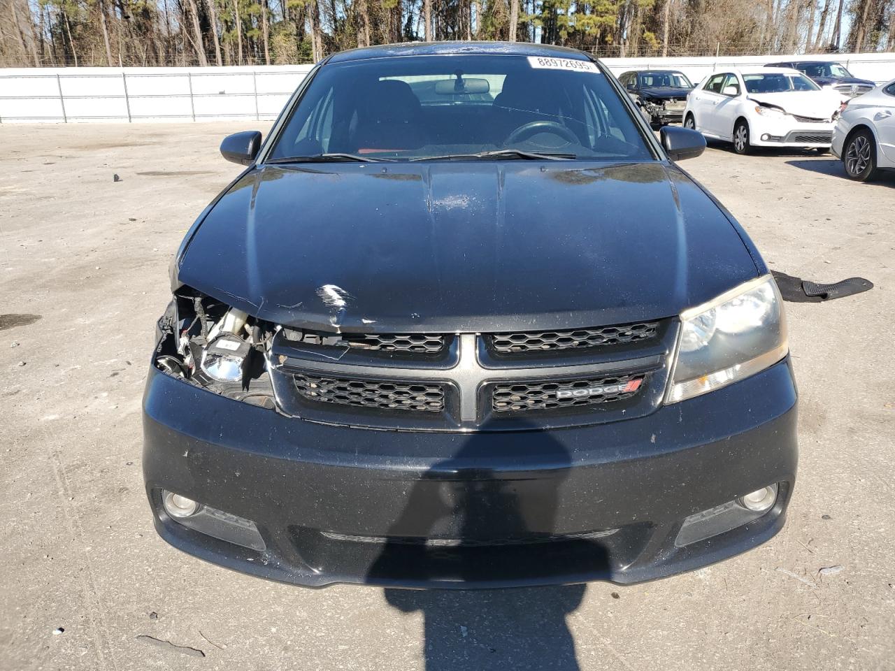 2013 Dodge Avenger VIN 1C3CDZCB3DN685515 Copart auction photo, front end / rear end damage thumbnail 5