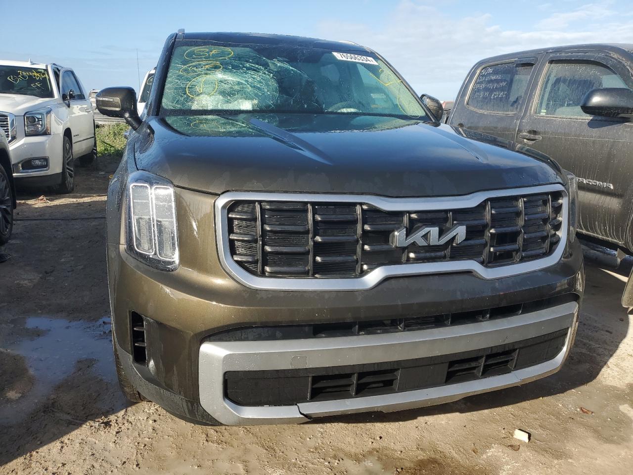 2023 KIA Telluride VIN 5XYP64GC5PG329088 Copart auction photo, water/flood damage thumbnail 5