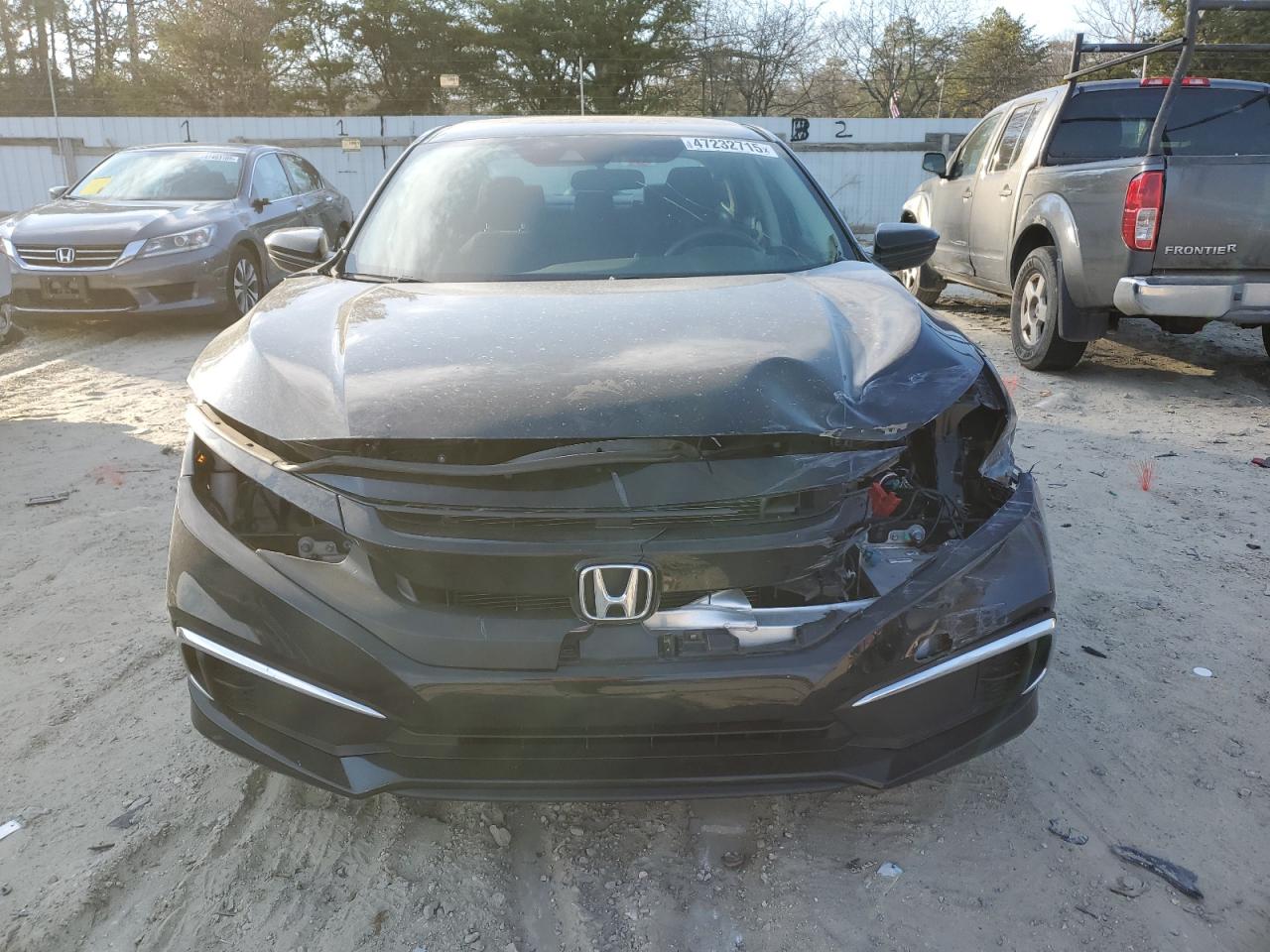 2019 Honda Civic VIN 2HGFC2F6XKH559144 Copart auction photo, front end / minor dent/scratches damage thumbnail 5