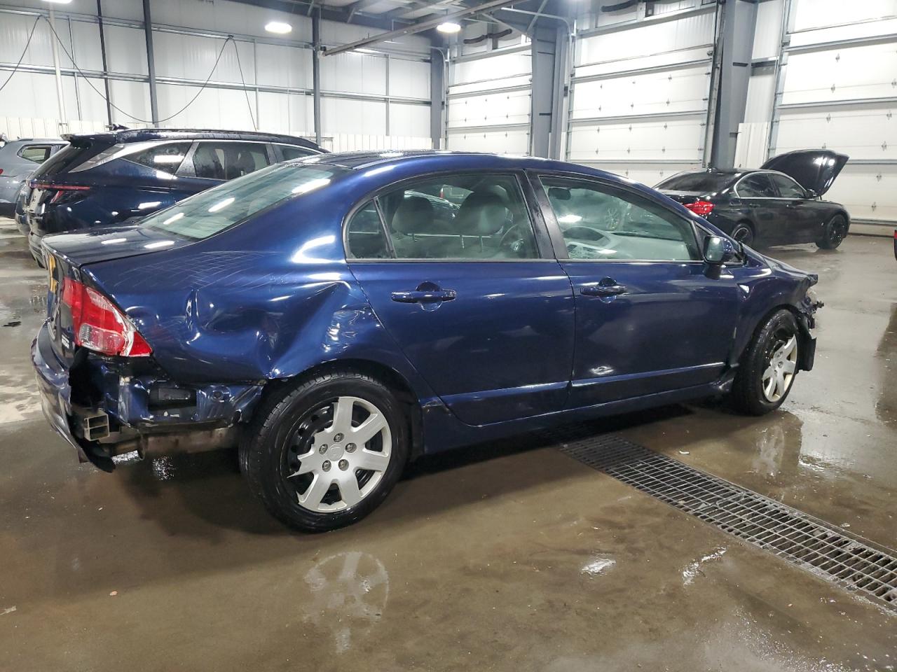 2007 Honda Civic VIN 1HGFA16577L123918 Copart auction photo, front end / rear end damage thumbnail 3