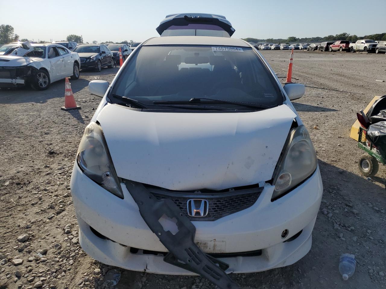 2009 Honda Fit VIN JHMGE88669S067029 Copart auction photo, front end damage thumbnail 5
