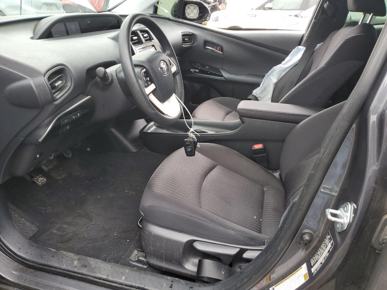 2017 Toyota Prius VIN JTDKBRFU9H3040492 Copart auction photo, side damage thumbnail 7