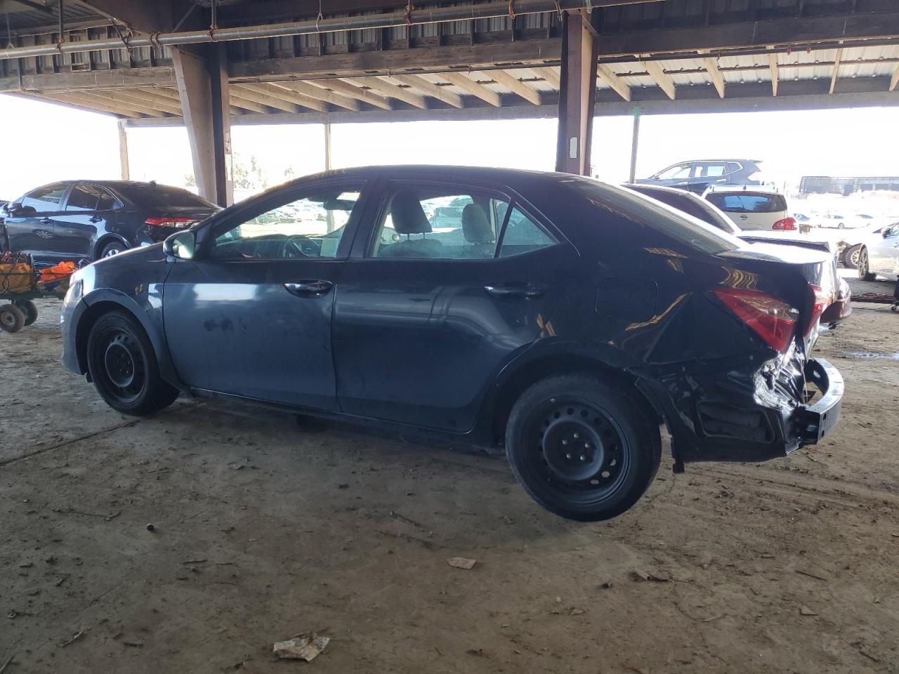2019 Toyota Corolla VIN 2T1BURHE1KC237803 Copart auction photo, rear end / side damage thumbnail 2