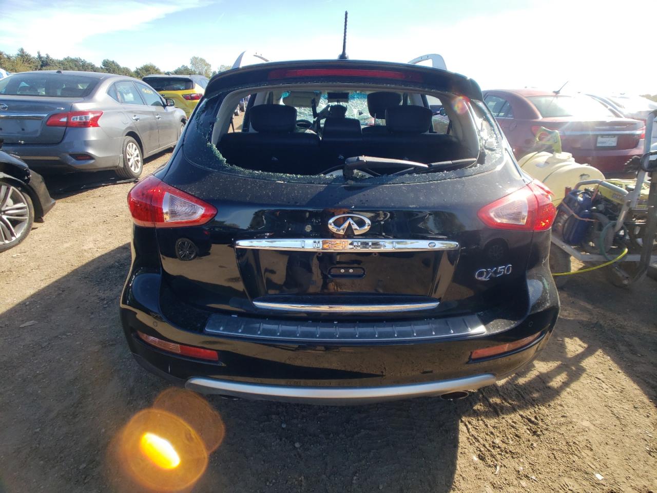 2016 Infiniti QX50 VIN JN1BJ0RR8GM264449 Copart auction photo, all over damage thumbnail 6