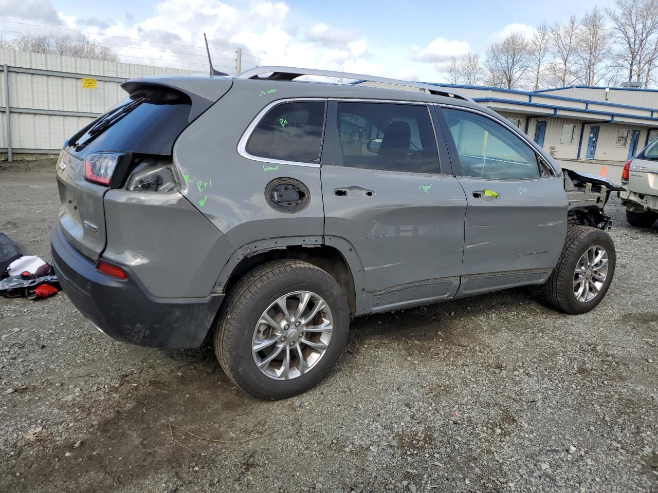2021 Jeep Grand Cherokee VIN 1C4PJMMX9MD233738 Copart auction photo, front end damage thumbnail 3