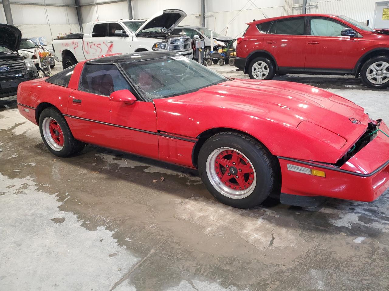 1986 Chevrolet Corvette VIN 1G1YY0780G5118238 Copart auction photo, front end damage thumbnail 4