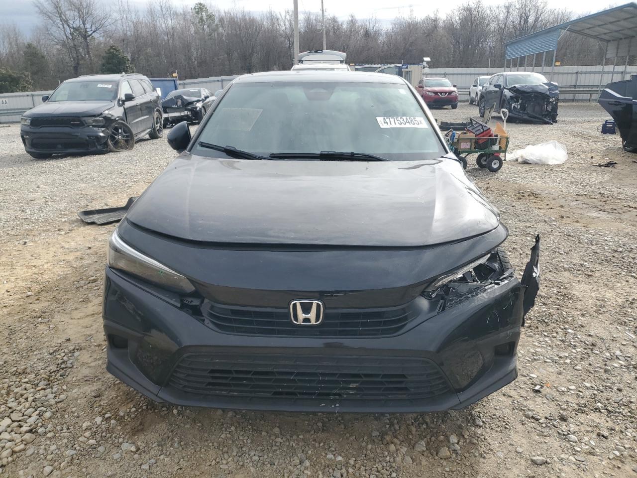 2023 Honda Civic VIN 2HGFE2F50PH507756 Copart auction photo, side / front end damage thumbnail 5