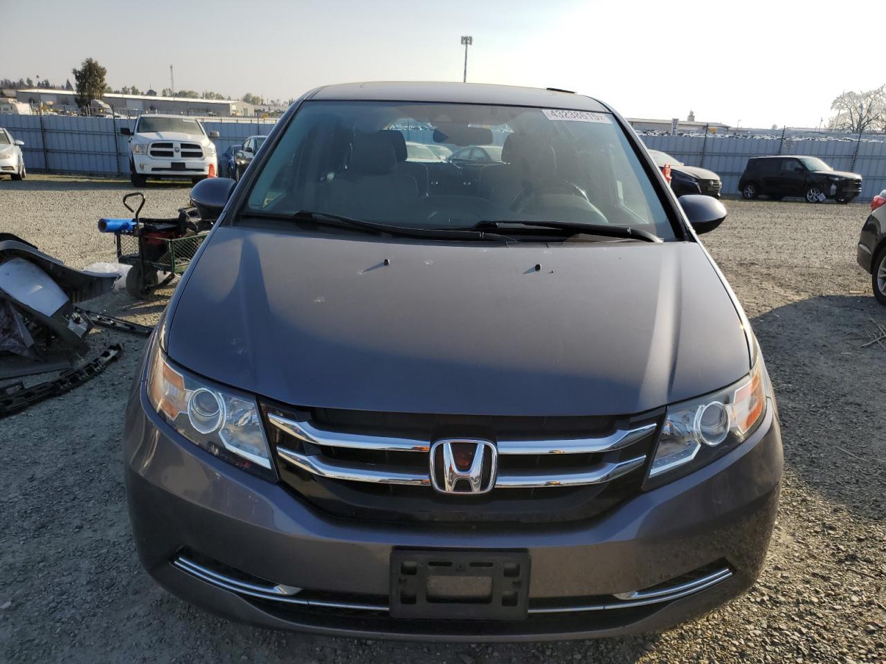 2016 Honda Odyssey VIN 5FNRL5H63GB028942 Copart auction photo, rear end damage thumbnail 5
