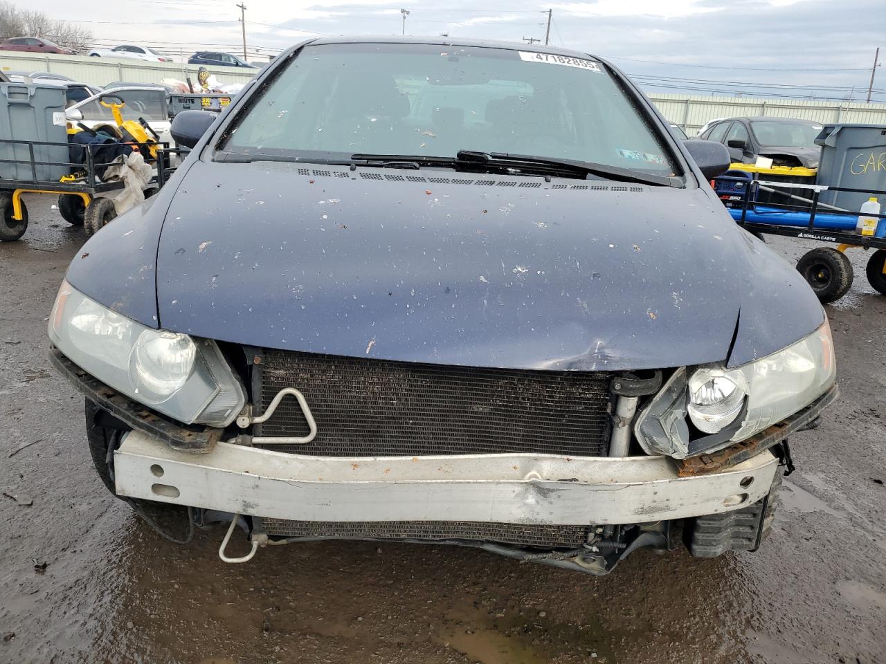 2007 Honda Civic VIN 1HGFA16527L079360 Copart auction photo, front end damage thumbnail 5