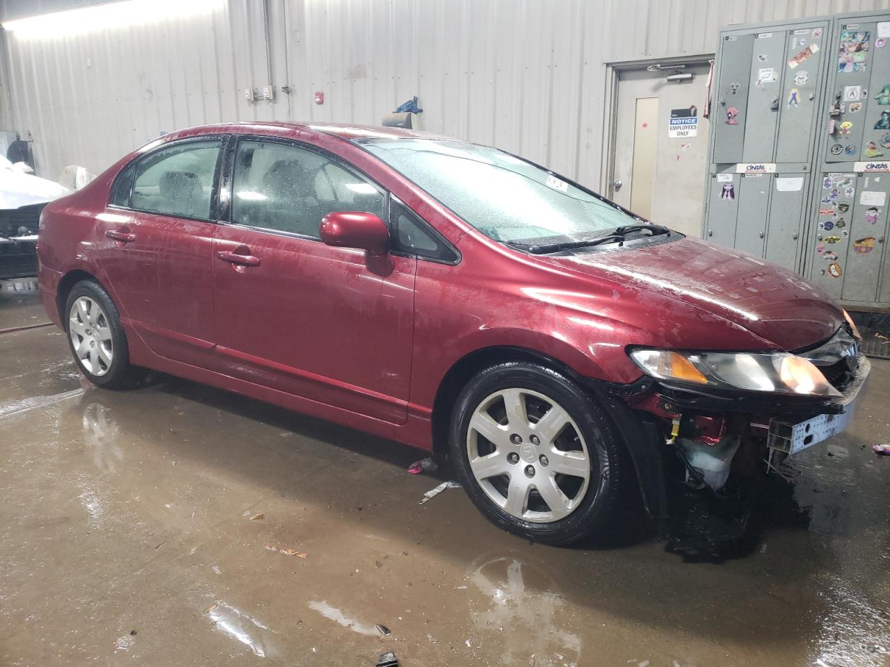 2011 Honda Civic VIN 19XFA1F59BE031130 Copart auction photo, front end damage thumbnail 4