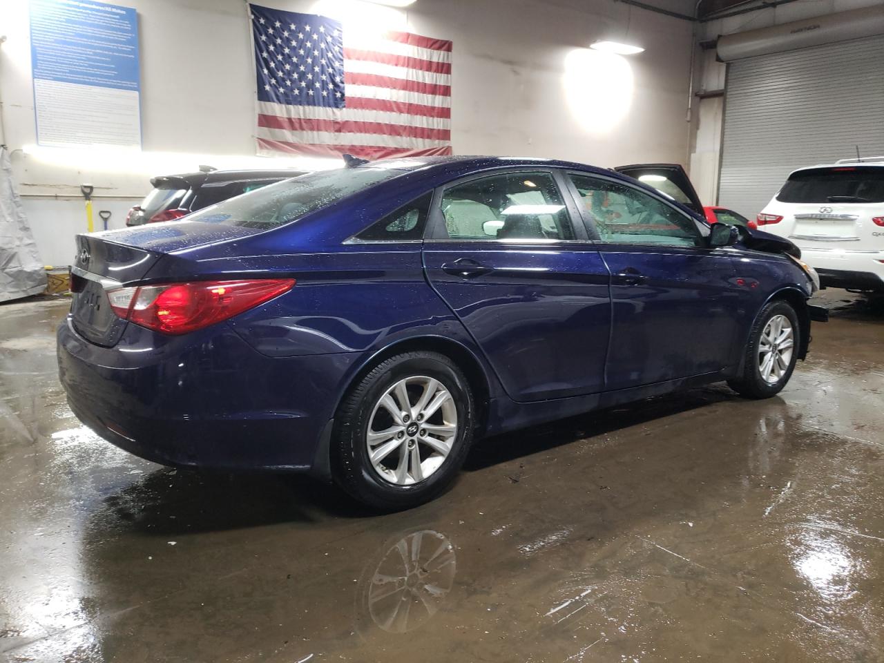 2013 Hyundai Sonata VIN 5NPEB4ACXDH682720 Copart auction photo, front end damage thumbnail 3
