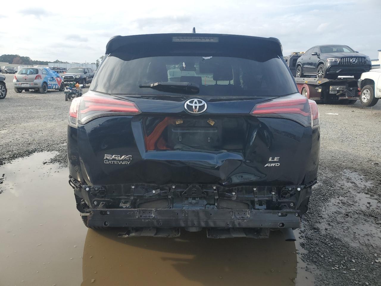 2018 Toyota RAV 4 VIN JTMBFREV9JJ212360 Copart auction photo, rear end damage thumbnail 6