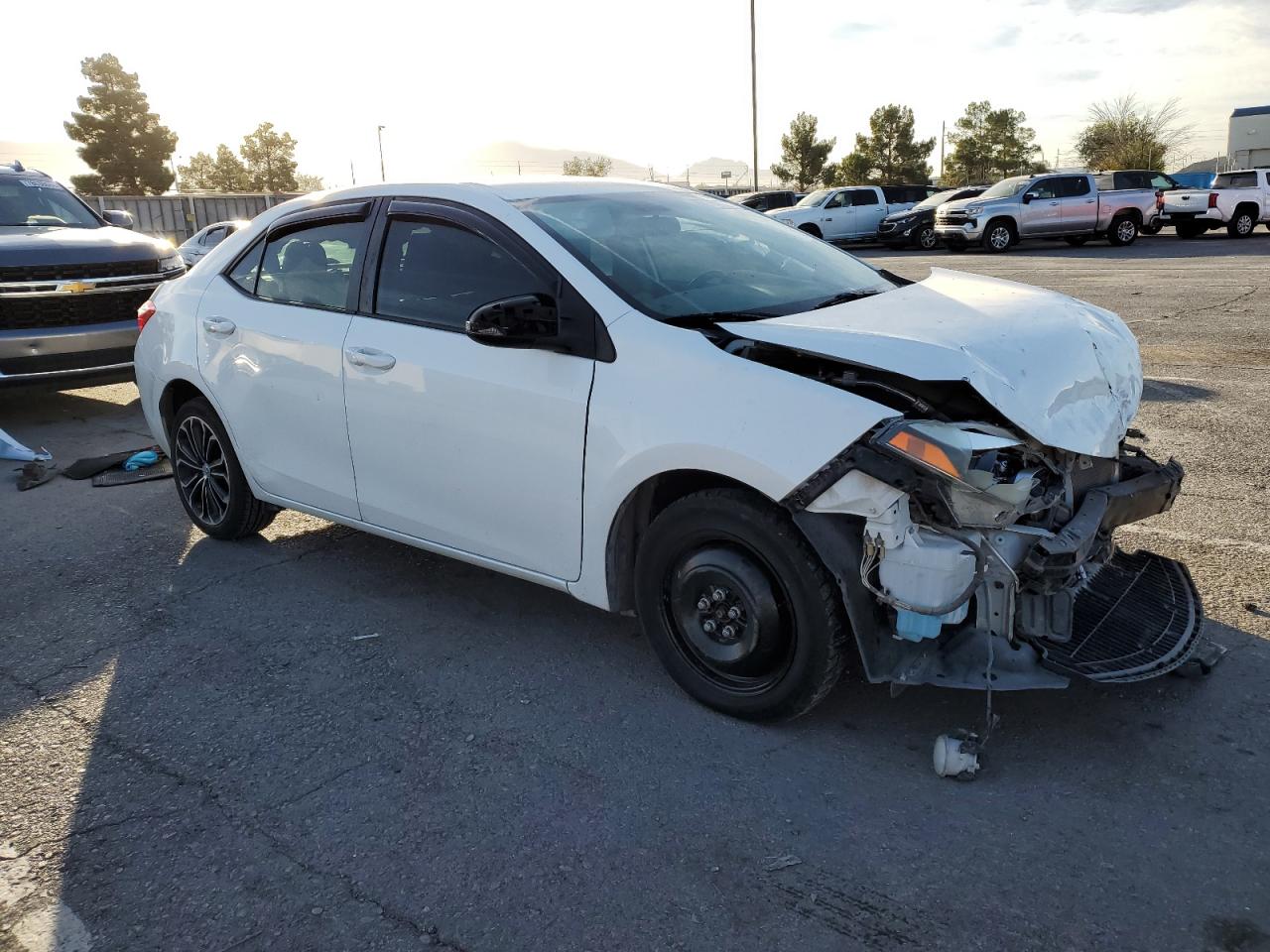 2016 Toyota Corolla VIN 5YFBURHE3GP394319 Copart auction photo, front end damage thumbnail 4
