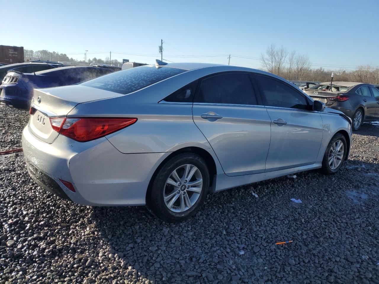 2014 Hyundai Sonata VIN 5NPEB4AC9EH833449 Copart auction photo, front end damage thumbnail 3