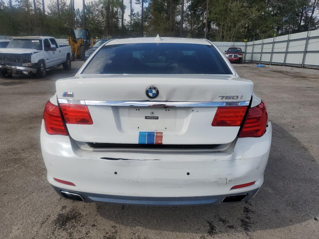 2012 BMW 7er VIN WBAKC6C50CC397171 Copart auction photo, rear end damage thumbnail 6