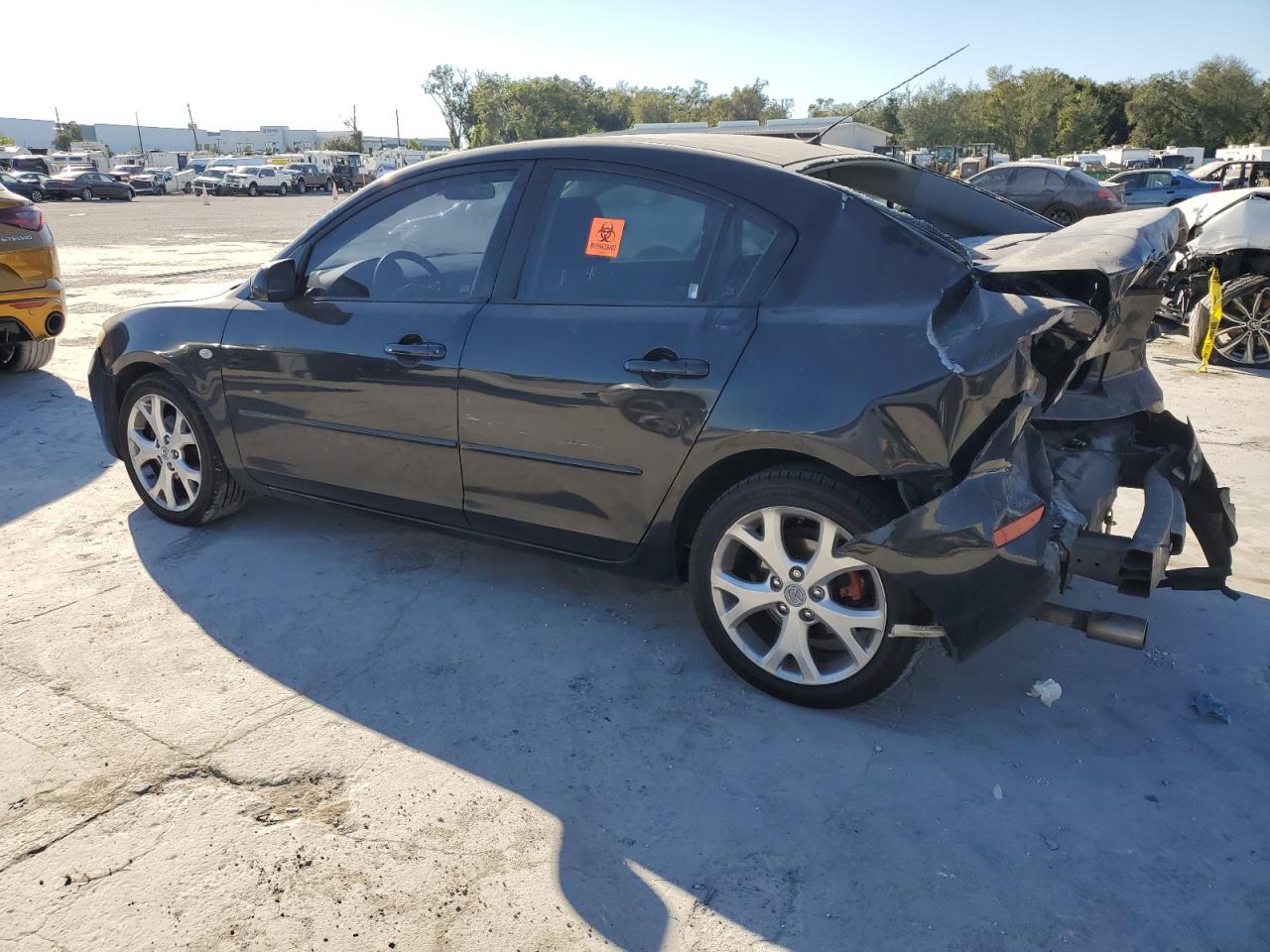 2009 Mazda 3 VIN JM1BK32F891234495 Copart auction photo, rear end damage thumbnail 2