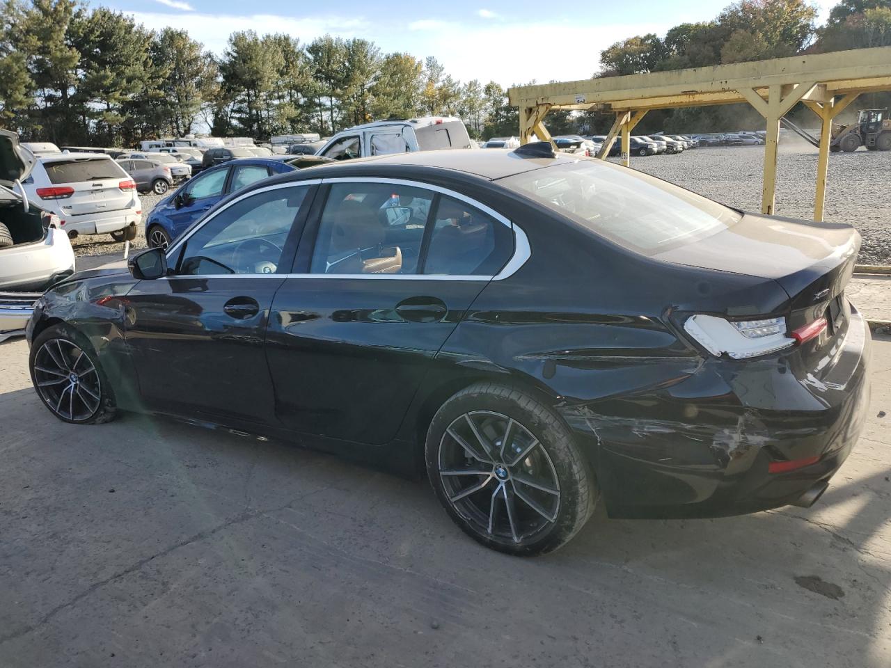 2020 BMW 3er VIN WBA5R7C08LFH70464 Copart auction photo, front end / side damage thumbnail 2