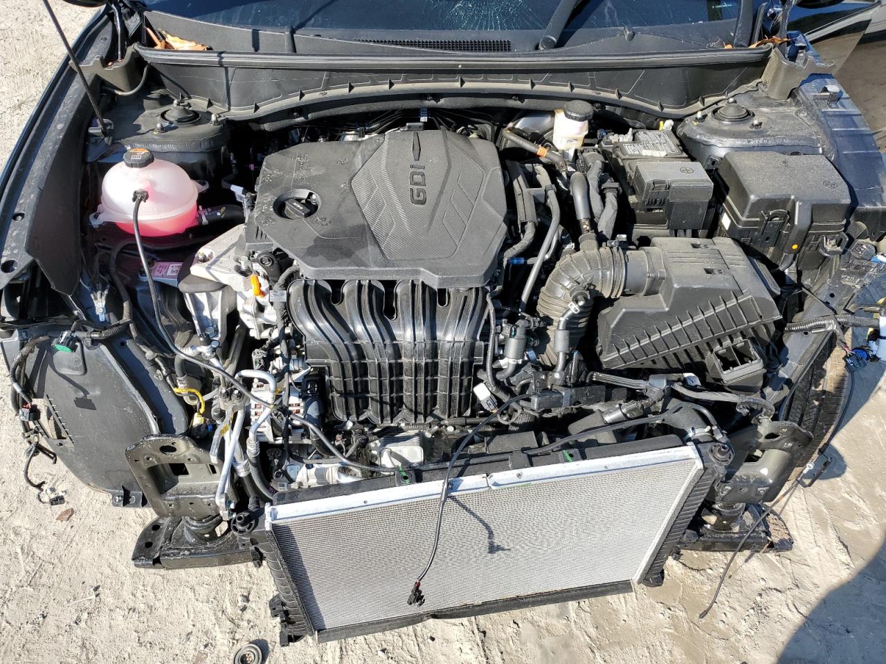 2024 Hyundai Tucson VIN 5NMJBCDE0RH330160 Copart auction photo, front end / side damage thumbnail 13