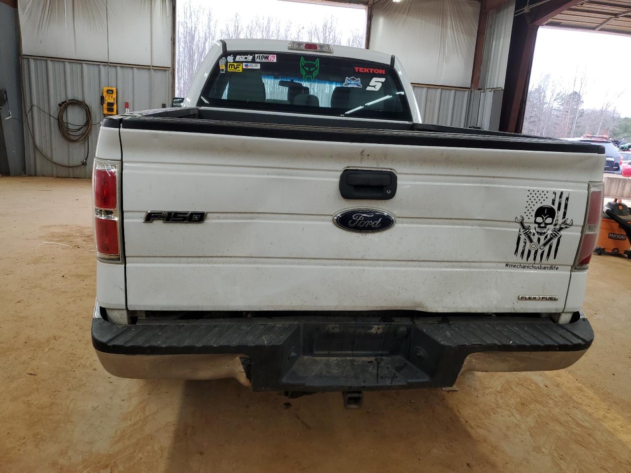 2013 Ford F-150 VIN 1FTFX1EF9DFA16015 Copart auction photo, undercarriage / rear end damage thumbnail 6