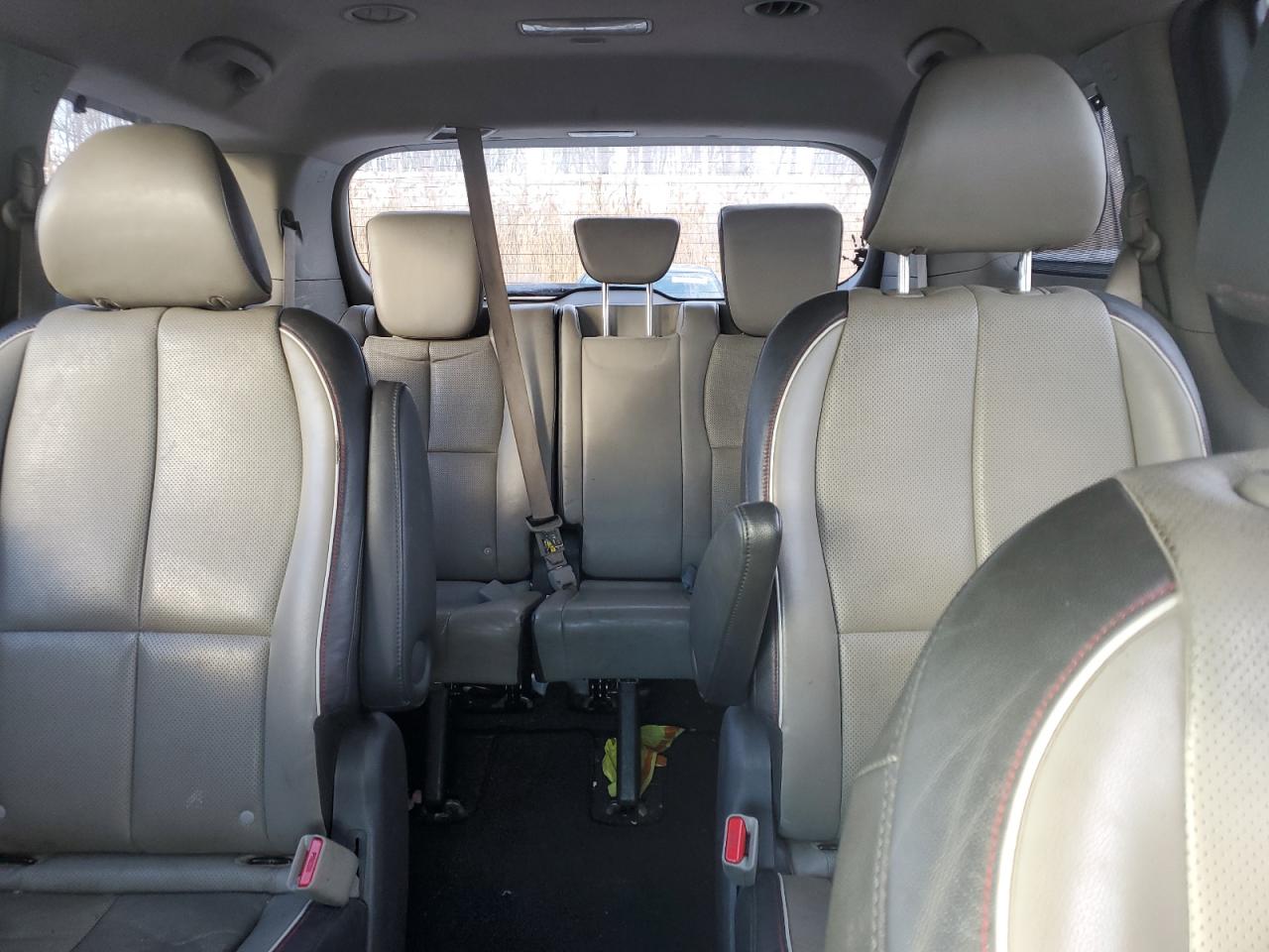 2015 KIA Sedona VIN KNDMC5C15F6037710 Copart auction photo, side / front end damage thumbnail 10