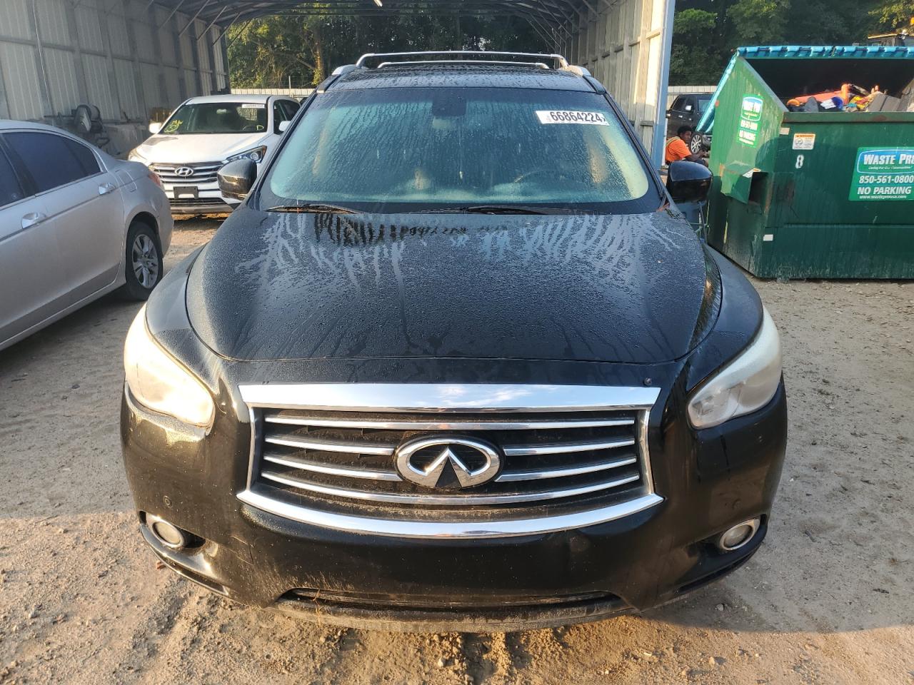 2014 Infiniti QX60 VIN 5N1AL0MN0EC505815 Copart auction photo, water/flood damage thumbnail 5