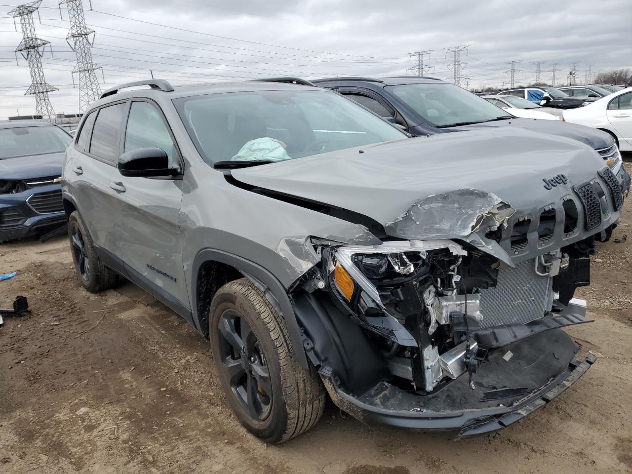 2023 Jeep Cherokee VIN 1C4PJMMB8PD105001 Copart auction photo, front end damage thumbnail 4