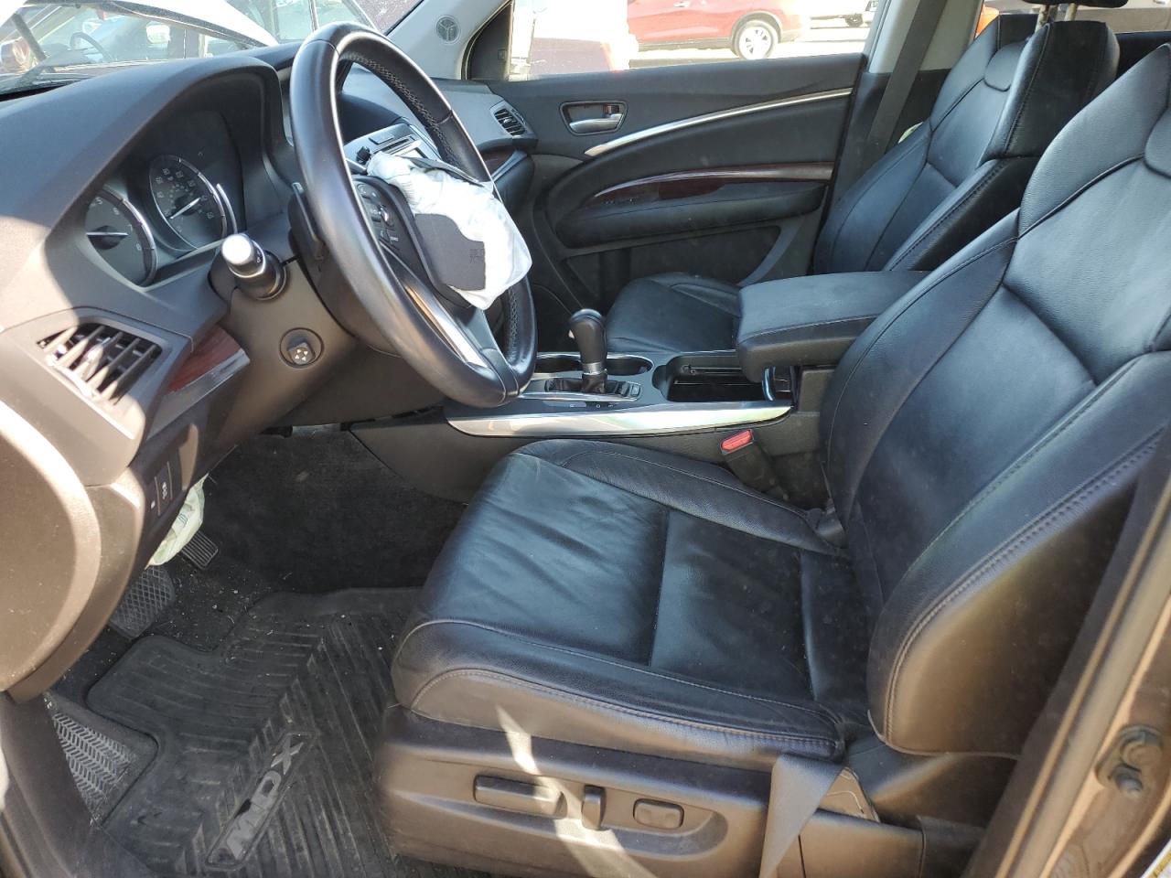 2014 Acura MDX VIN 5FRYD4H41EB022120 Copart auction photo, front end damage thumbnail 7