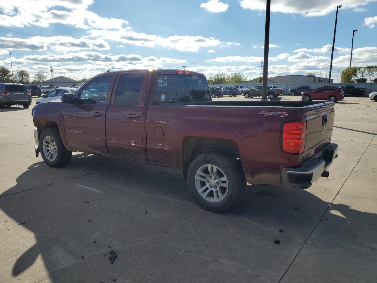 2016 Chevrolet Silverado VIN 1GCVKREC9GZ148726 Copart auction photo, front end / rear end damage thumbnail 2