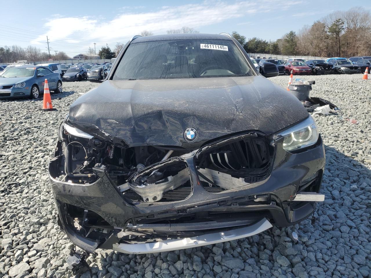 2020 BMW X3 VIN 5UXTY5C08L9D03575 Copart auction photo, front end damage thumbnail 5