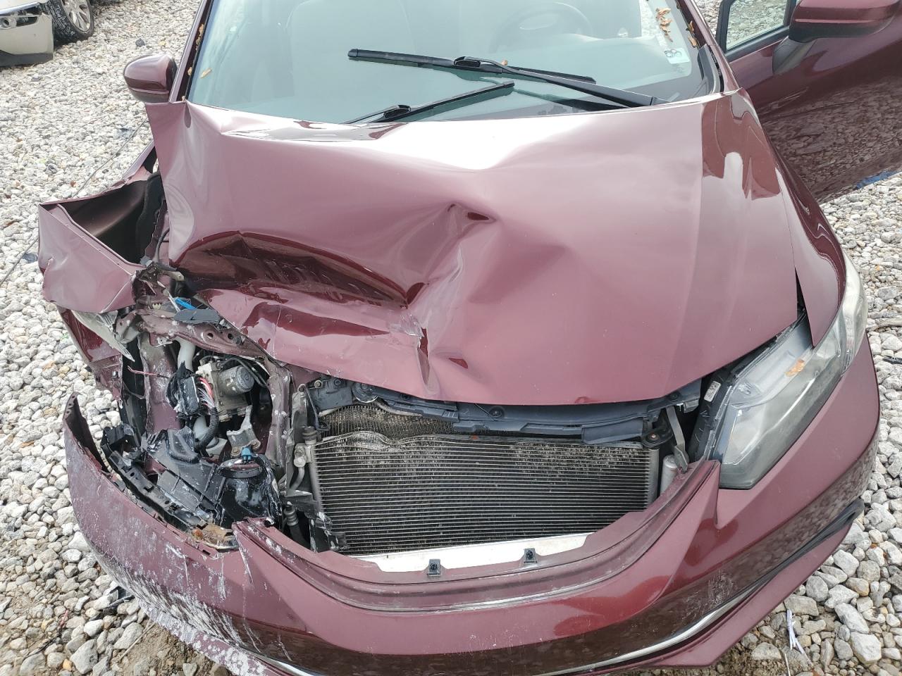 2014 Honda Civic VIN 19XFB2F54EE049901 Copart auction photo, front end damage thumbnail 11