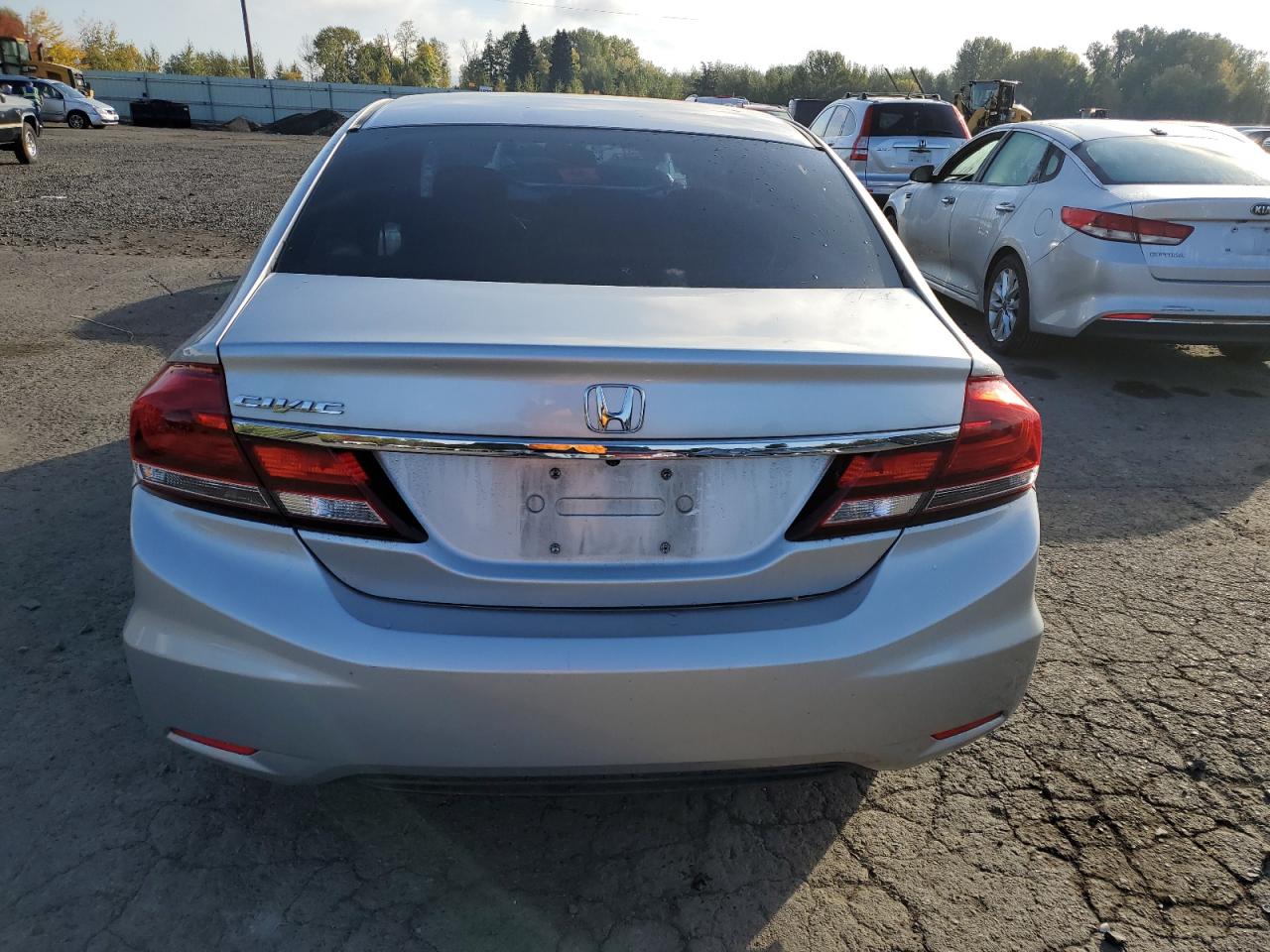 2014 Honda Civic VIN 19XFB2F57EE019582 Copart auction photo, biohazard/chemical / minor dent/scratches damage thumbnail 6