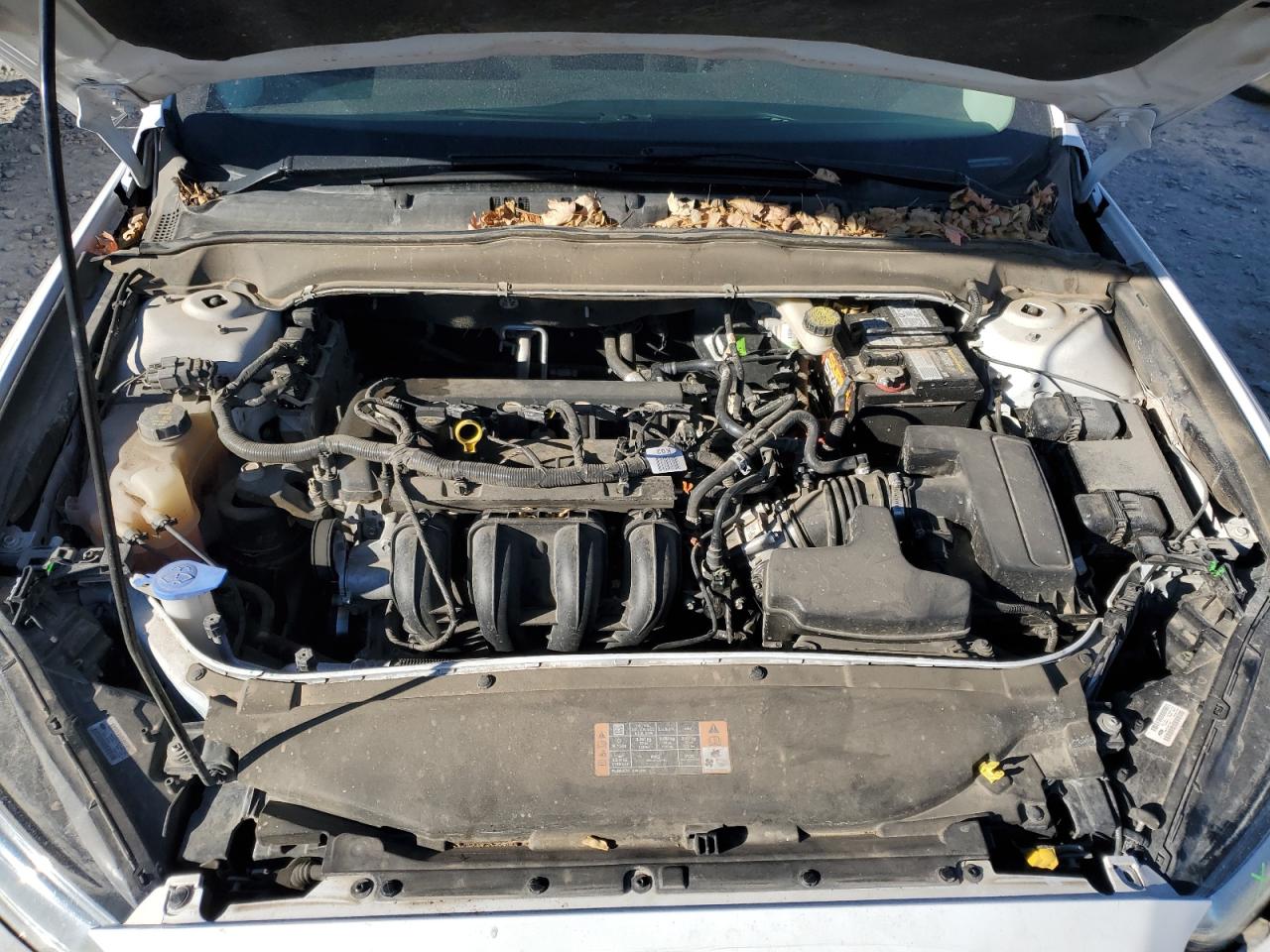 2016 Ford Fusion VIN 3FA6P0H74GR356801 Copart auction photo, rear end / front end damage thumbnail 11
