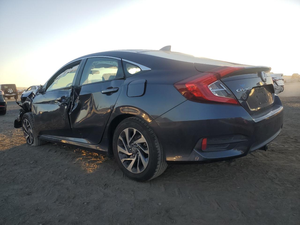 2018 Honda Civic VIN 2HGFC2F75JH548690 Copart auction photo, all over damage thumbnail 2