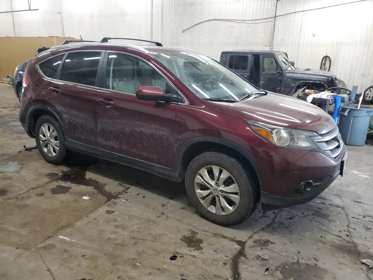 2014 Honda CR-V VIN 5J6RM4H73EL021719 Copart auction photo, rear end damage thumbnail 4