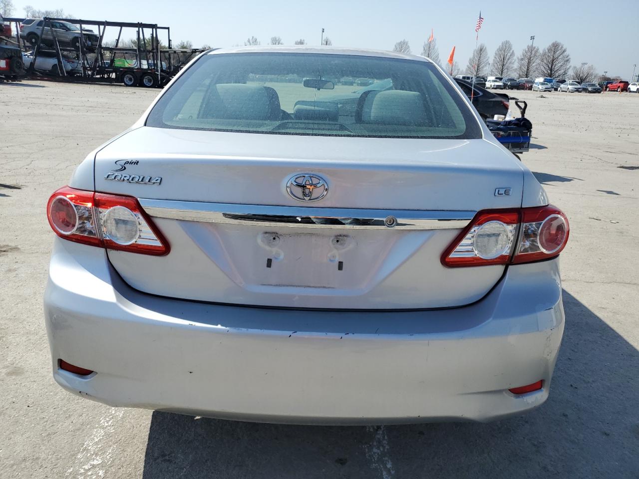 2011 Toyota Corolla VIN JTDBU4EE2BJ090483 Copart auction photo, front end damage thumbnail 6